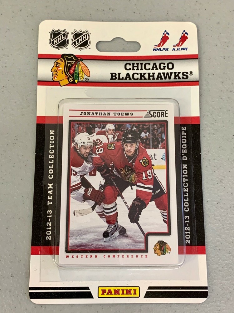 2012-13 Panini Score Chicago Blackhawks 12-Card Factory Team Set Toews Kane