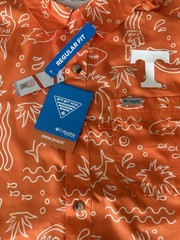 Tennessee Volunteers Mens Columbia PFG Super Slack Tide Fishing Shirt – Small