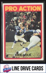 1972 Topps #125 Rick Volk Pro Action Baltimore Colts VG