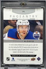 Connor McDavid RARE FOIL REFRACTOR INVESTMENT CARD SSP UPPER DECK OILERS MINT