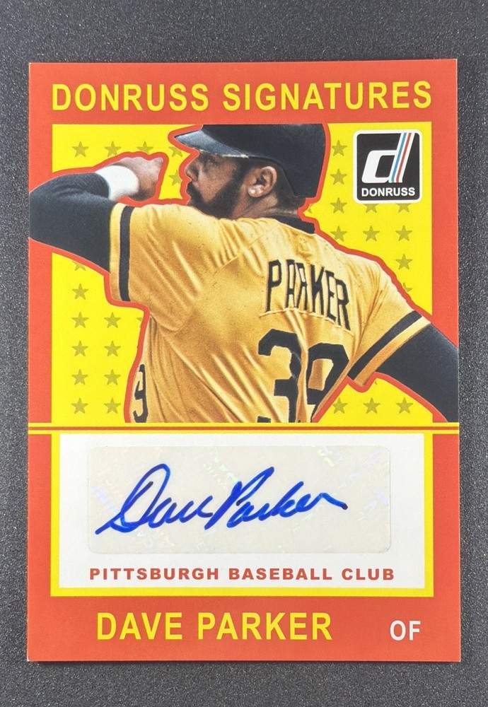 2014 Panini Donruss – Signatures Dave Parker #DP (AU) HOF Pirates