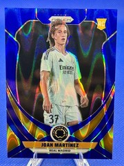 2025 Panini Prizm FIFA Club World Cup Joan Martinez #162 Blue Seismic RC /275