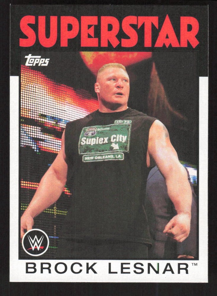 2016 Topps WWE Heritage Brock Lesnar #7