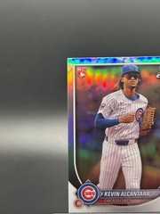 2025 Bowman Chrome Kevin Alcantara Red Rookie Variation Refractor No. 95