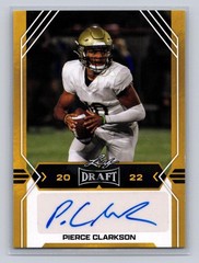 2022 Leaf Draft #BA-PC1 Pierce Clarkson Autographs Blue