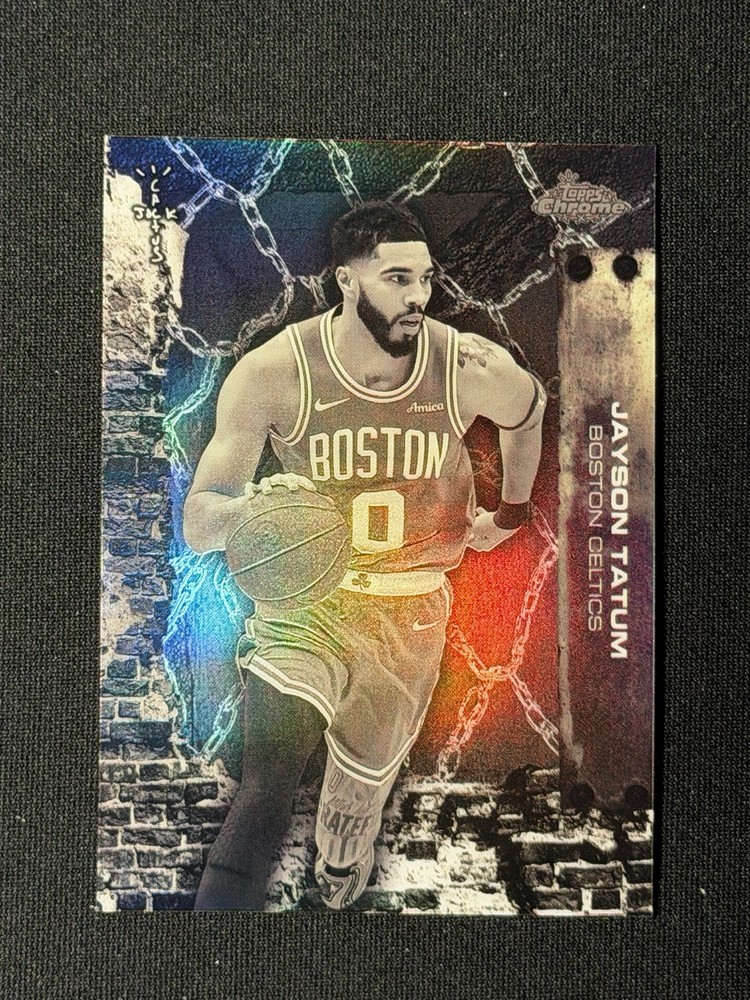 Jayson Tatum 2025-26 Topps Chrome Cactus Jack White Refractor #1 Celtics