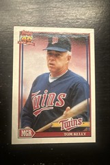 1991 Topps – Team Leaders Tom Kelly #201 Operation Desert Shield