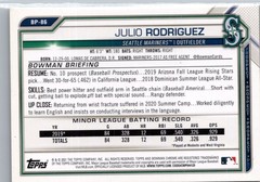 2021 Bowman #BP-86 Julio Rodriguez Prospects Camo