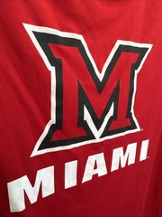 Miami Of Ohio RedHawks Athletic T Shirt Men’s S L Red Lightweight Designed In LA