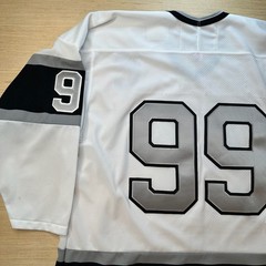 Vintage CCM Los Angeles Kings Wayne Gretzky #99 White Hockey Jersey