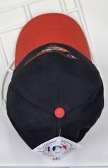 Official Baltimore Orioles Black and Orange Baseball Hat Vintage 1997 Style