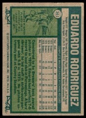 1977 TOPPS EDUARDO RODRIGUEZ . MILWAUKEE BREWERS #361