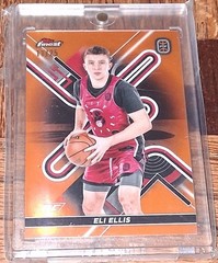2022-23 Topps Finest OTE Eli Ellis Orange Refractor Serial #d 11/25