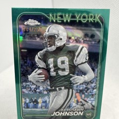 2024 Topps Chrome #147 Keyshawn Johnson Teal Refractor /250 COLOR MATCH