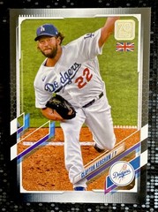 2021 Topps UK Edition – Clayton Kershaw #35 Black 47/125 – Dodgers