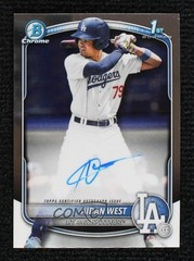2025 Bowman Draft Chrome Prospect Aidan West #CPA-AWE Auto 0y2q