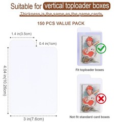 Trading Card Dividers 150PCS for, Toploaders Storage Boxes Sports,Card Organizer