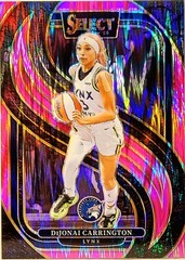 2025 Panini WNBA Select Pink Shock Prizm DiJonai Carrington #155 SKY