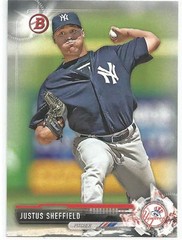 Justus Sheffield New York Yankees 2017 Bowman Prospects