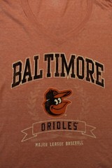 Soft As A Grape Womens MLB Baltimore Orioles Baseball Shirt New M, 2XL