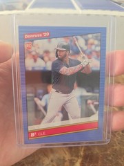 2020 Panini Donruss Baseball Bobby Bradley Retro 1986 Nickname Variations SSP