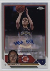 2023 Topps Chrome McDonald&rsquo;s All American Chrome Sofia Bell #CA-SB Auto 03j5