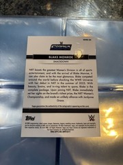 2026 Topps National Exclusive WWE Blake Monroe Auto Orange /25 * EQL ONLY