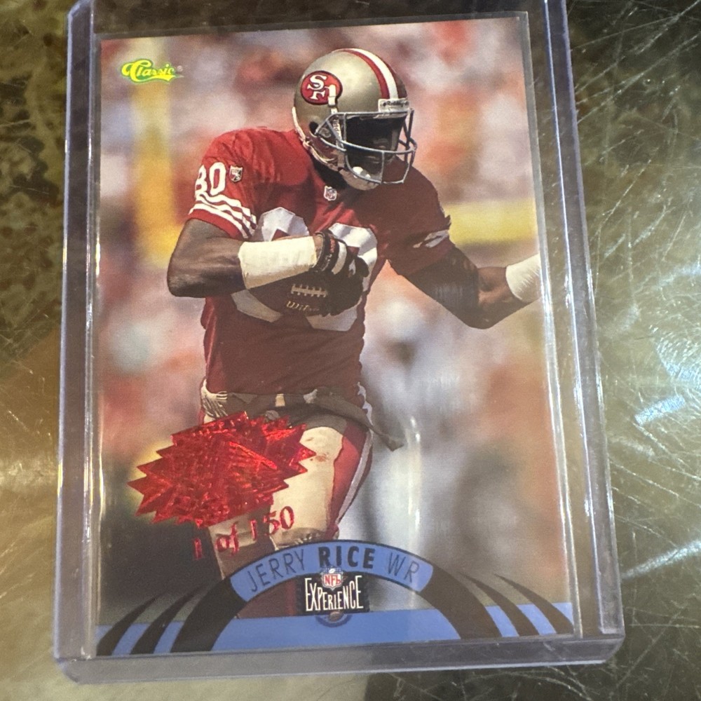 1996 Classic NFL Experience – Jerry Rice #2 Red Super Bowl Xxx /150