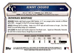 2026 Bowman #BCP-7 Kendry Chourio Chrome Prospects