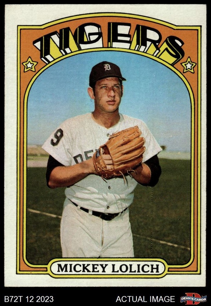 1972 Topps #450 Mickey Lolich Tigers 6 – EX/MT