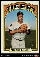 1972 Topps #450 Mickey Lolich Tigers 6 – EX/MT