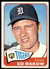 1965 Topps #454 Ed Rakow Detroit Tigers EX