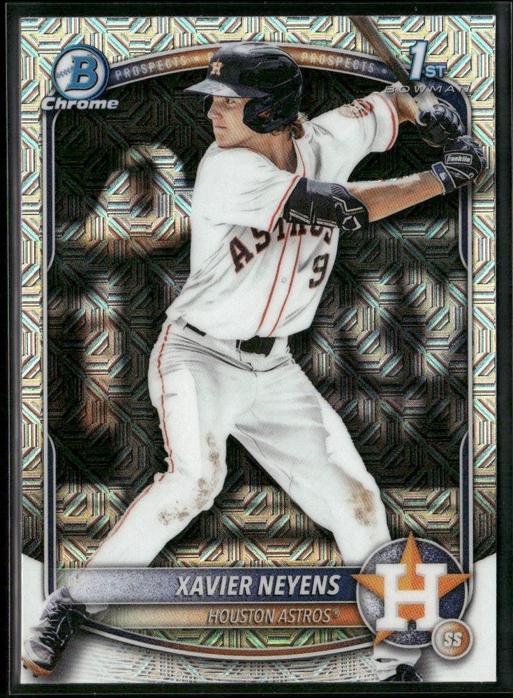 2025 Bowman Draft Chrome Mojo – 1st Bowman – Xavier Neyens #BDC-2 – Astros