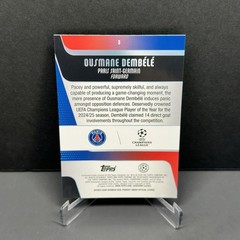 OUSMANE DEMBELE 2025-26 TOPPS CHROME UEFA GREEN REFRACTOR /99 #3 PSG