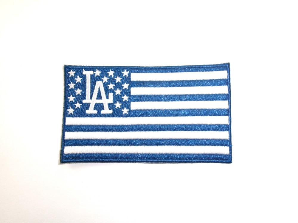 (1) (LA FLAG) EMBROIDERED PATCH # 65C
