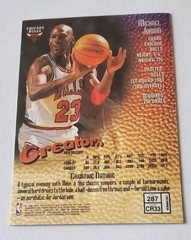 MICHAEL JORDAN #287 EMBOSSED 1997-98TOPPS FINEST,GREAT LOOKING CARD.