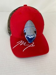 Anaheim Angels #27 Mike Trout 3D Fish Camo Baseball Hat Cap Stadium Giveaway KK