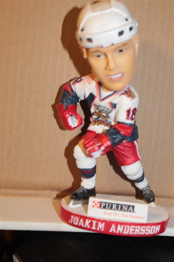 BOBBLEHEAD GRAND RAPIDS GRIFFINS JOAKIM ANDERSSON 6 3/4&Prime; TALL – NO BOX OR STICK