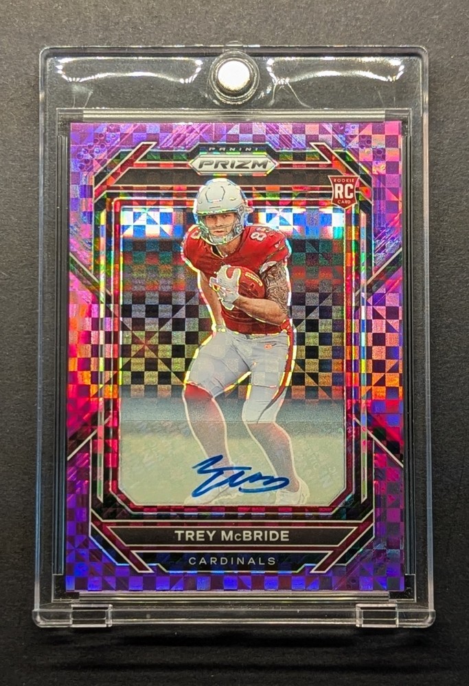 TREY MCBRIDE Rookie Auto 2022 Panini Purple Power Prizm SP /49 RC