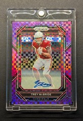 TREY MCBRIDE Rookie Auto 2022 Panini Purple Power Prizm SP /49 RC