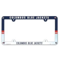 COLUMBUS BLUE JACKETS 6&Prime;x12&Prime; LICENSE PLATE FRAME NEW WINCRAFT 😎🏒