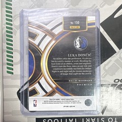 Panini Select 2023 Premier Blue Cracked Ice Prizm Luka Dončić #150 COLOR MATCH