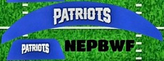 New England Patriots 3D Front & Back SpeedFlex Bumpers