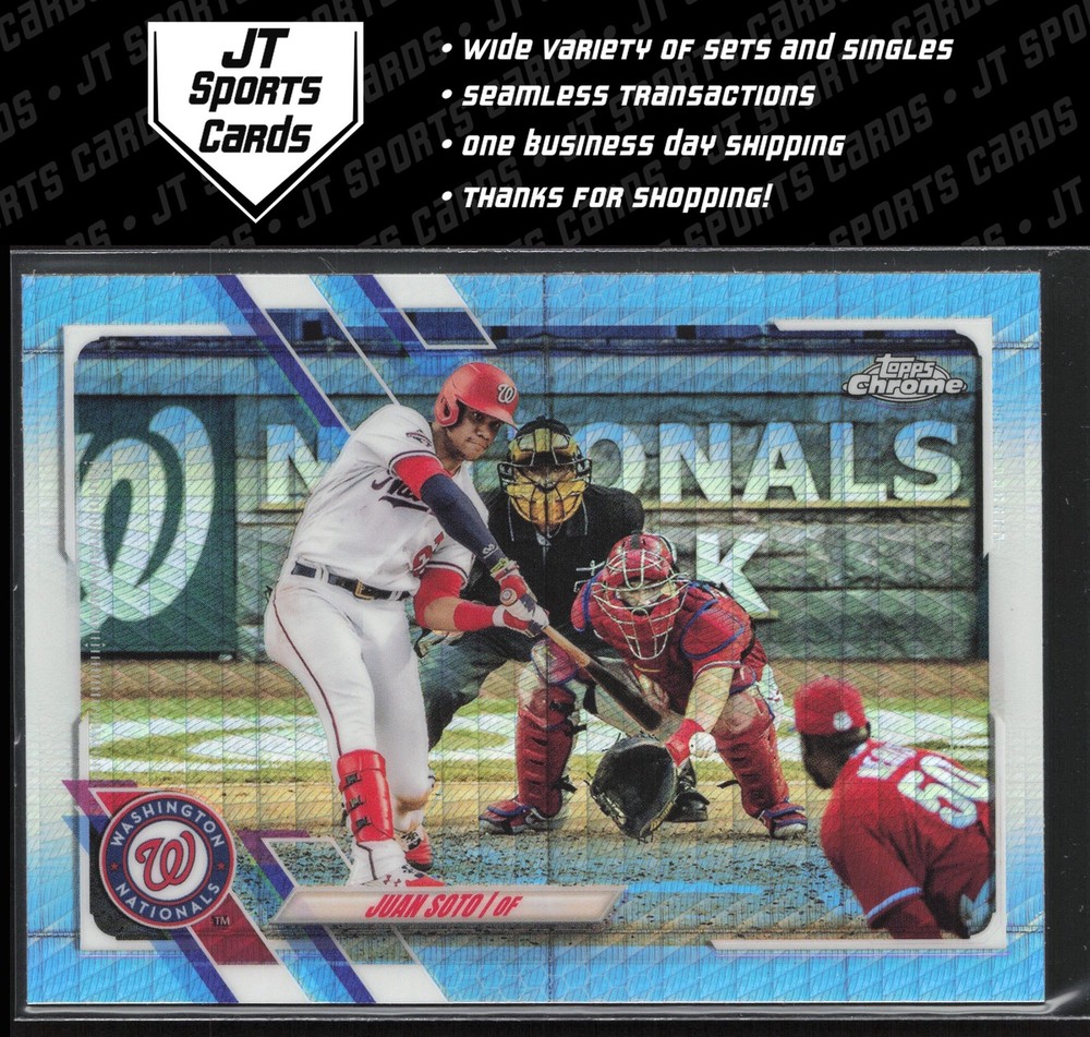 2021 Topps Juan Soto 150 Prism Refractor New York Mets