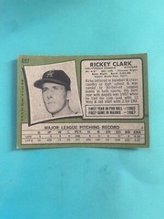 1971 Topps Rickey Clark High # #697 EX