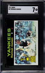 1971 Topps Thurman Munson #5 SGC 7