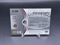CHRIS BOSH 2006-07 UD SP Authentic Chirography ON CARD Auto