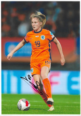 Wieke Kaptein Autograph Netherlands Women Hand Signed « 12×8 » Photo Chelsea WSL