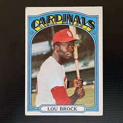 1972 Topps Baseball Card Lou Brock #200 – Cardinals – HOF