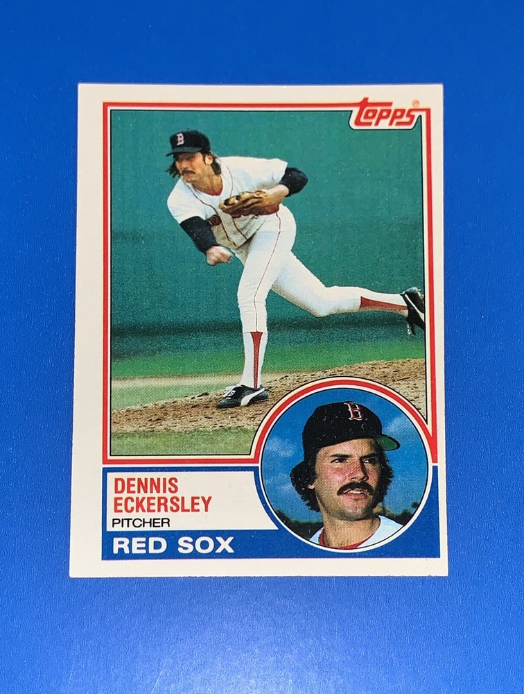 1983 Topps Dennis Eckersley Baseball Card #270 Boston Red Sox Set Break